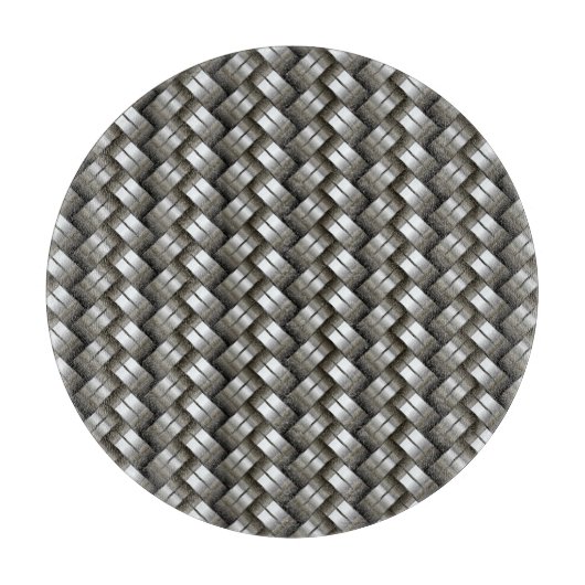 Gesponnenes Metallmuster Schneidebrett (Vorderseite)