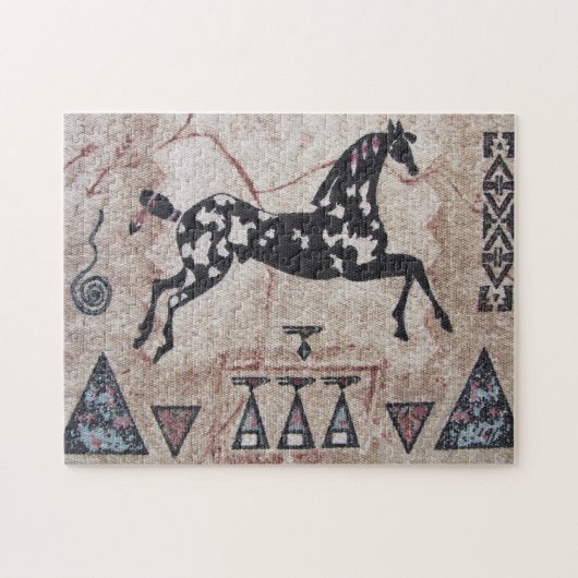 Gesponnenes Pony Puzzle (Horizontal)