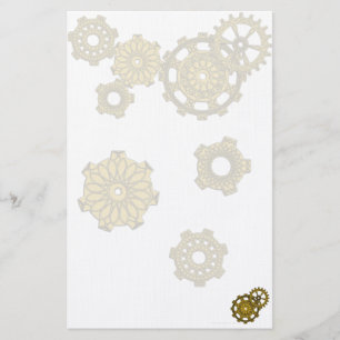 Gesponnenes Uhrwerk-Briefpapier Briefpapier