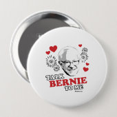Gespräch Bernie zu mir Button (Vorne & Hinten)