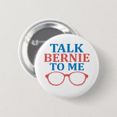 Gespräch Bernie zu mir Button (Vorne & Hinten)