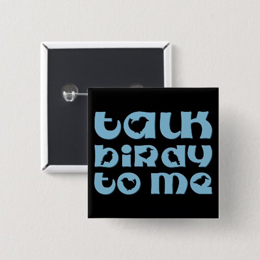 Gespräch Birdy zu mir Button (Vorne & Hinten)