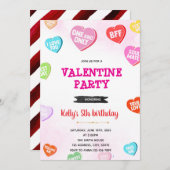 Gespräch Herzenswunsch zum Geburtstag Einladung (Vorne/Hinten)