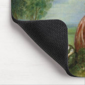 Gespräch in einem Park Mousepad (Ecke)