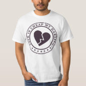 Gespräch ist billig T-Shirt (Vorderseite)