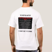 GESPRÄCH IST BILLIG T-Shirt (Rückseite)