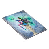 Gespräch mit der Mond Fairy Fantasy Art Notizblock (Rechte Seite)