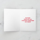 Gespräch mit der Türkei Feiertagskarte (Innenseite)