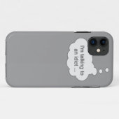 Gespräch mit einem Idiot JEDES FARBE iPhone-Gehäus Case-Mate iPhone Hülle (Rückseite (Horizontal))