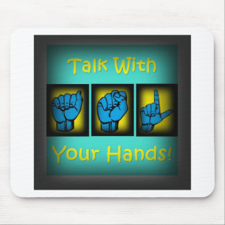 Gespräch mit Ihren Händen (2) Mousepad