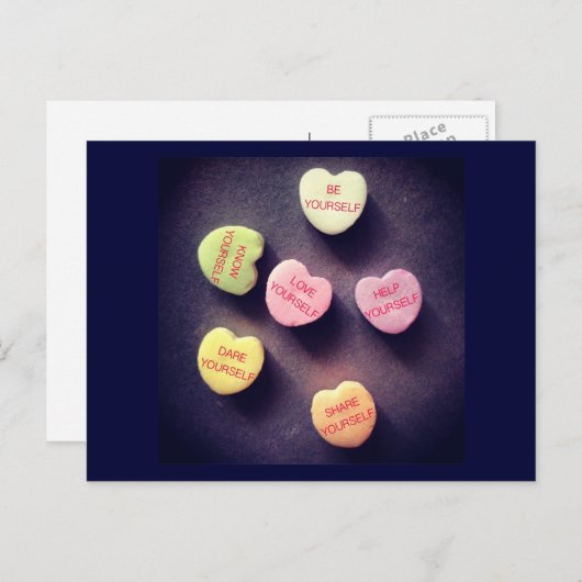 Gespräch mit Ihrer Postkarte (Vorne/Hinten)