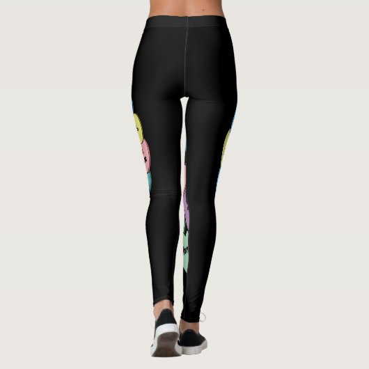 Gespräch mit Kerzenherzen Leggings (Rückseite)