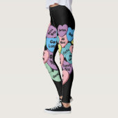 Gespräch mit Kerzenherzen Leggings (Links)