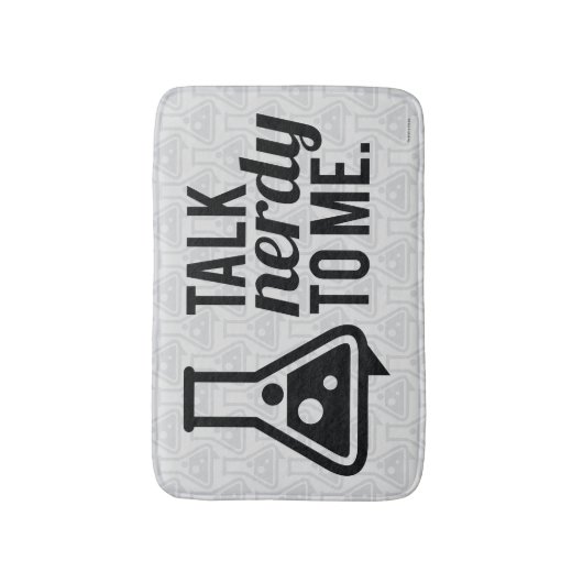 Gespräch Nerdy Badematte (Vorderseite Vertikal)