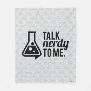 Gespräch Nerdy Fleecedecke