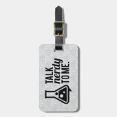 Gespräch Nerdy Gepäckanhänger (Vorderseite vertikal)