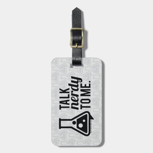 Gespräch Nerdy Gepäckanhänger (Vorderseite vertikal)