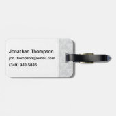 Gespräch Nerdy Gepäckanhänger (Rückseite horizontal)