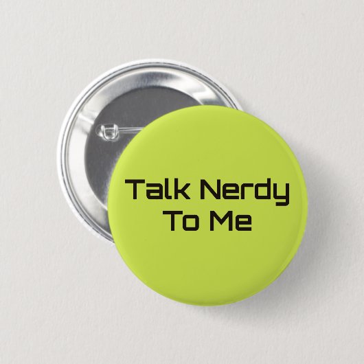 Gespräch Nerdy zu mir Button (Vorne & Hinten)