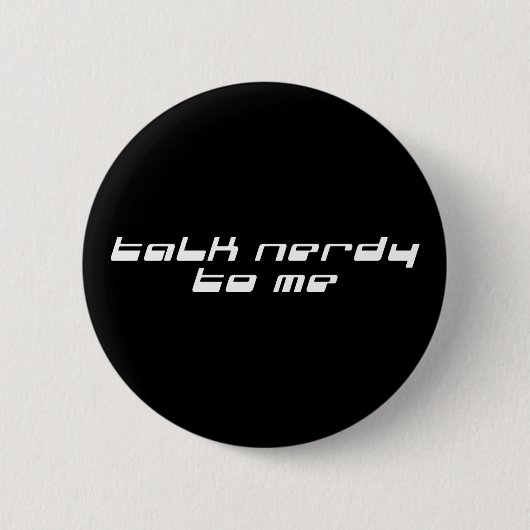 Gespräch Nerdy zu mir Button (Vorderseite)
