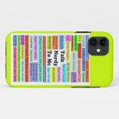 Gespräch Nerdy zu mir iphone Fall Case-Mate iPhone Hülle (Rückseite (Horizontal))