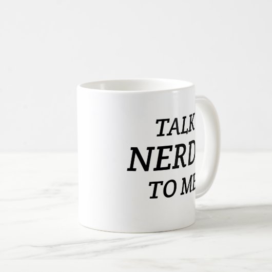 Gespräch Nerdy zu mir Kaffeetasse (VorderseiteRechts)