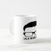 GESPRÄCH NERDY ZU MIR KAFFEETASSE (Vorderseite Links)