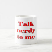 Gespräch Nerdy zu mir Kaffeetasse (Mittel)