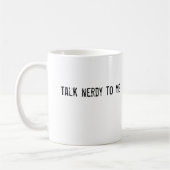 Gespräch nerdy zu mir kaffeetasse (Links)