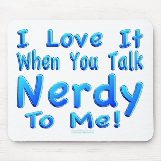 Gespräch Nerdy zu mir Mousepad (Vorne)