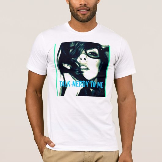 Gespräch Nerdy zu mir T-Shirt (Vorderseite)