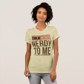 Gespräch nerdy zu mir T-Shirt (Vorne ganz)
