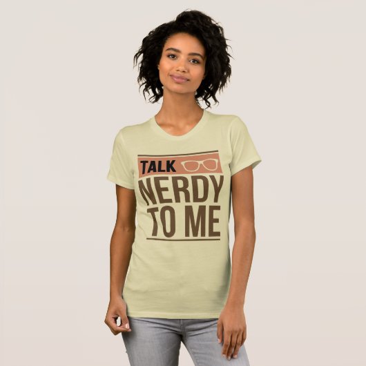 Gespräch nerdy zu mir T-Shirt (Vorne ganz)