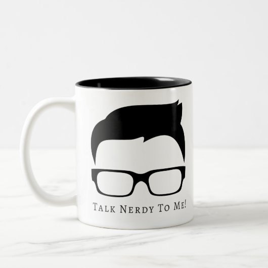 Gespräch Nerdy zu mir Tasse (Links)