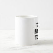 Gespräch Nerdy zu mir Tasse (Mittel)