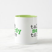 Gespräch nerdy zu mir tasse (Zentrum)