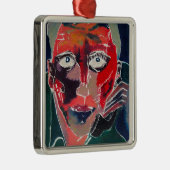 Gespräch Ornament Aus Metall (Rechts)