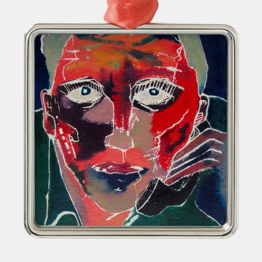 Gespräch Ornament Aus Metall (Vorne)