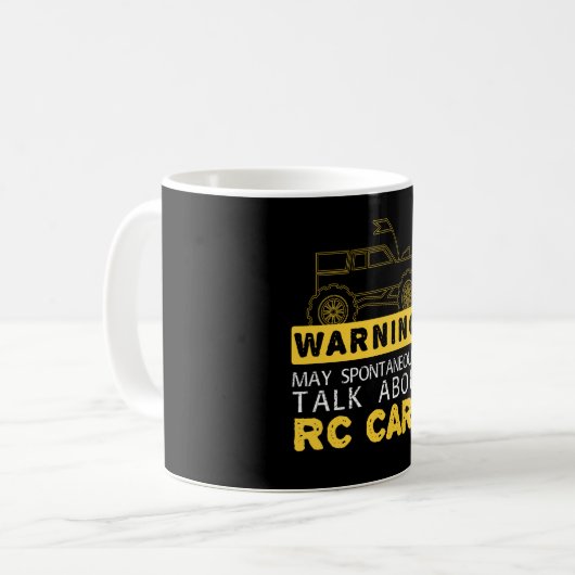 Gespräch über RC Cars Model Kaffeetasse (Vorderseite Links)
