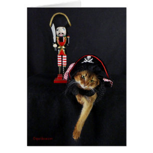 Gespräch wie eine Piraten-Tagessomalische Katze