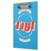 Gespräch zu Ihnen später Klemmbrett (Links)