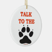 GESPRÄCH ZUM GREIFER KERAMIKORNAMENT (Rechts)