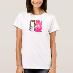 GESPRÄCH zur GRIFF Gymnast-Brown-Hand T-Shirt