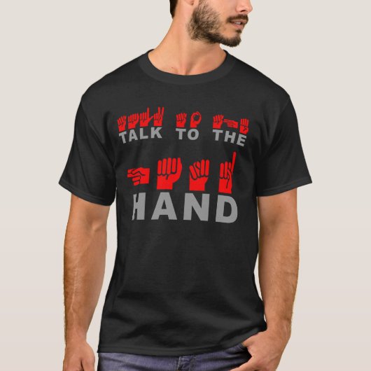 Gespräch zur Hand T-Shirt (Vorderseite)