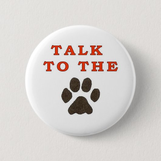 GESPRÄCH ZUR TATZE BUTTON (Vorderseite)