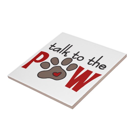 Gespräch zur Tatze Fliese (Seite)