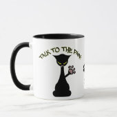 Gespräch zur Tatze - Haltungs-Tasse Tasse (Links)