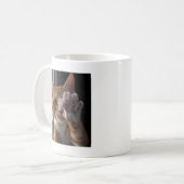 Gespräch zur Tatze Kaffeetasse (Vorderseite Links)