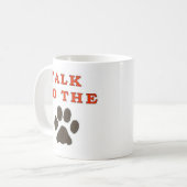 GESPRÄCH ZUR TATZE KAFFEETASSE (Vorderseite Links)