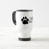 Gespräch zur Tatze Reisebecher (Vorderseite Links)